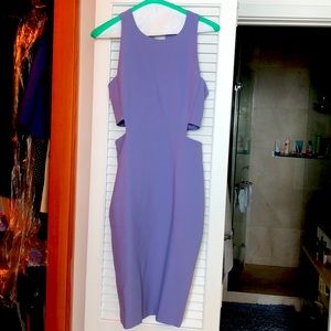 Elizabeth & James sz 4 periwinkle cut out dress